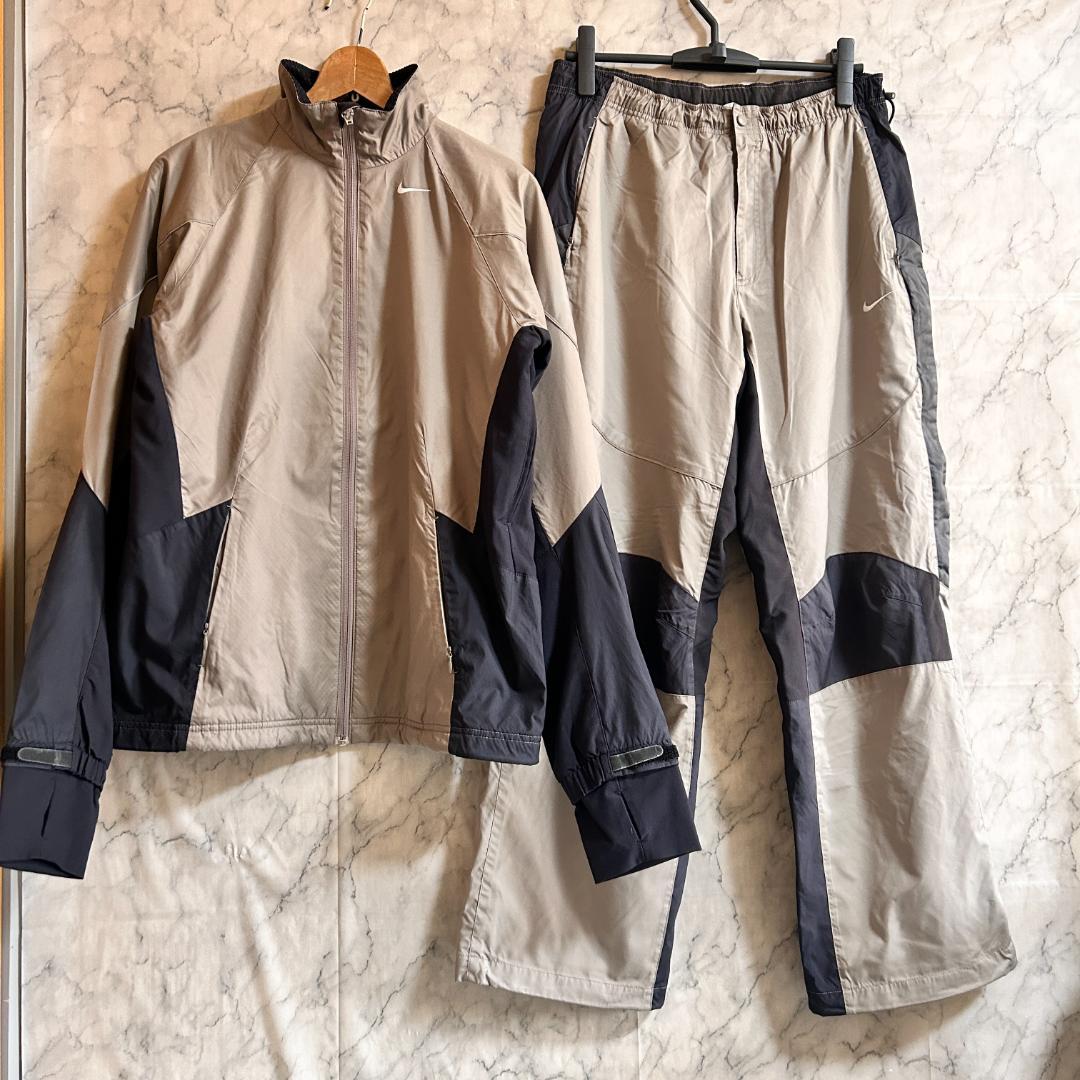 00s 希少 NIKE ナイキ セットアップ 上下 テック y2k 刺繍