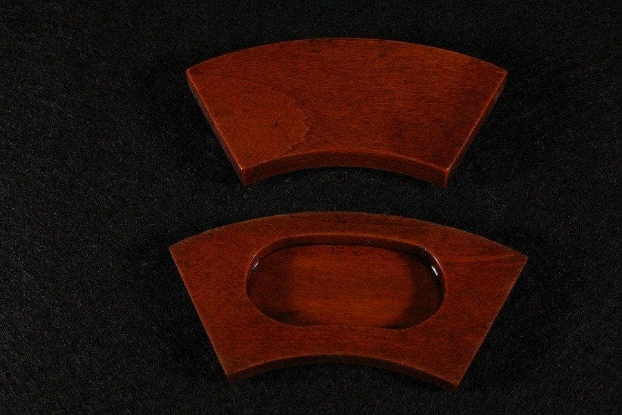 茶道具 春彩流 老梅 扇面香合 塗師 司峰作 共箱 旧家蔵出