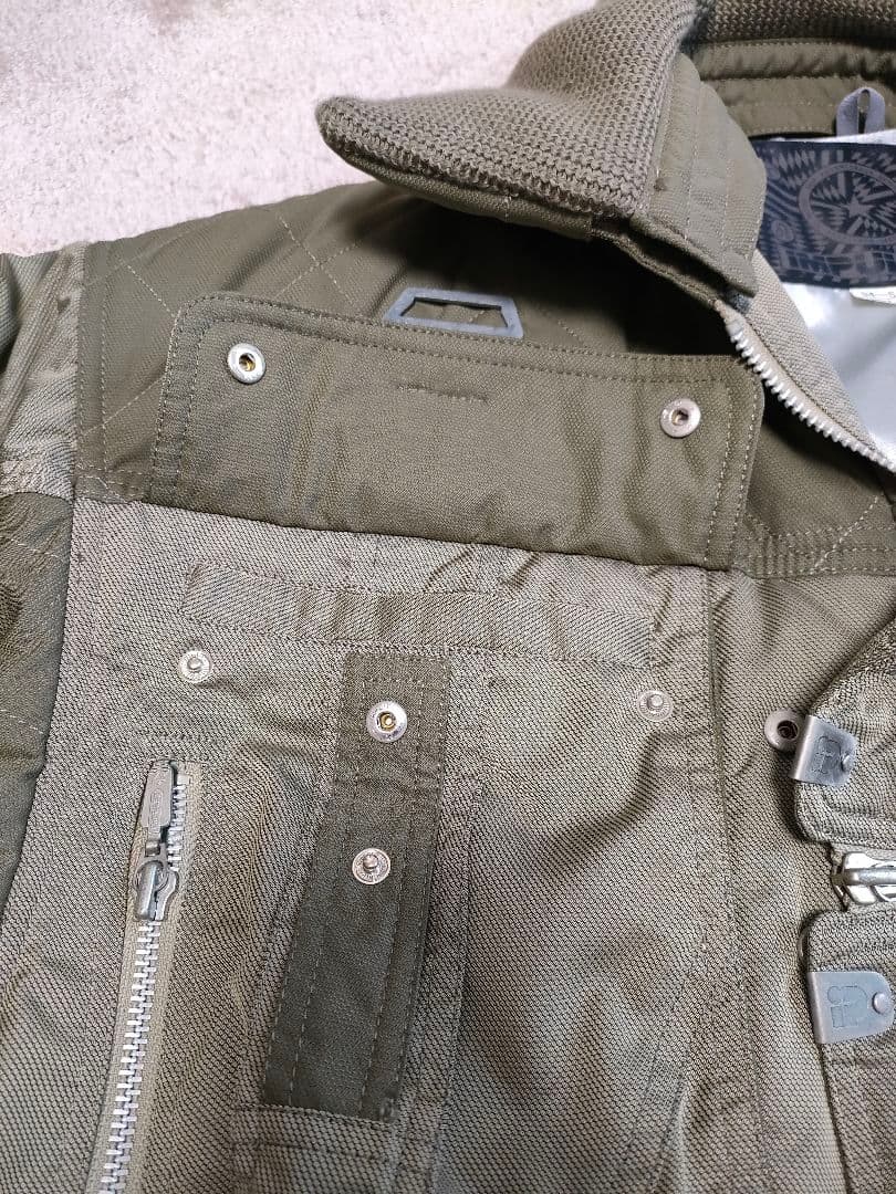 [新品]ミズノ インパルス スキーウェア OPTセンサー搭載 メンズL 緑 防湿