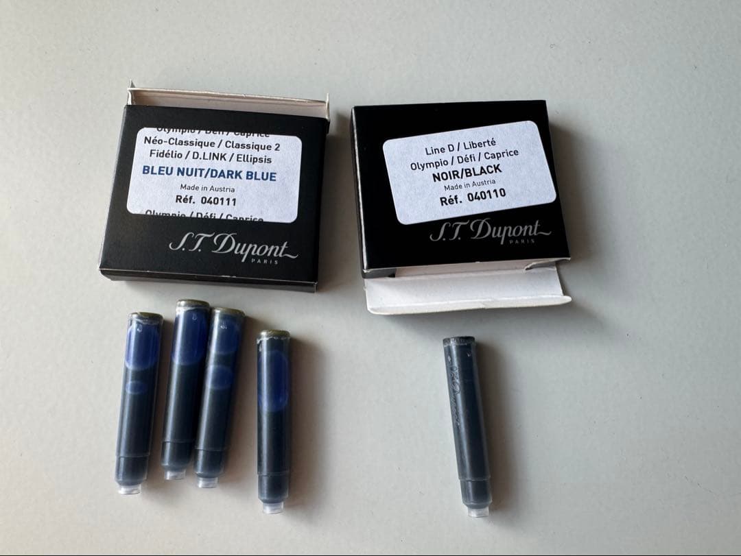 デュポン S.T.Dupont ギヨシェアンダーラッカー　ブルー 万年筆