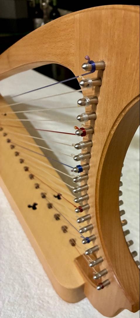 【値下げ】美品 ゴシックハープ 19弦_送料込み