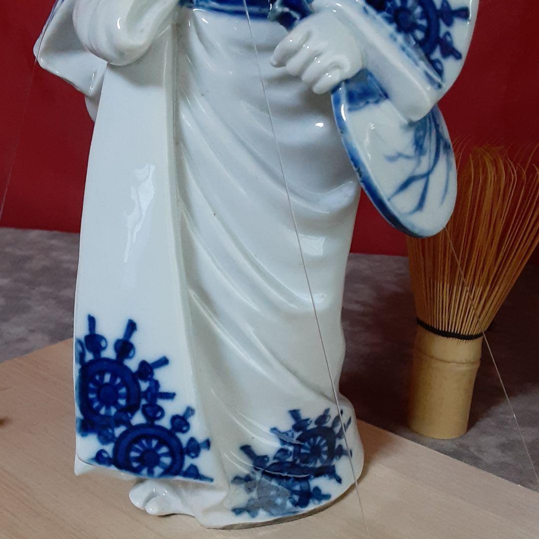 平戸焼　お福人形　三河内焼