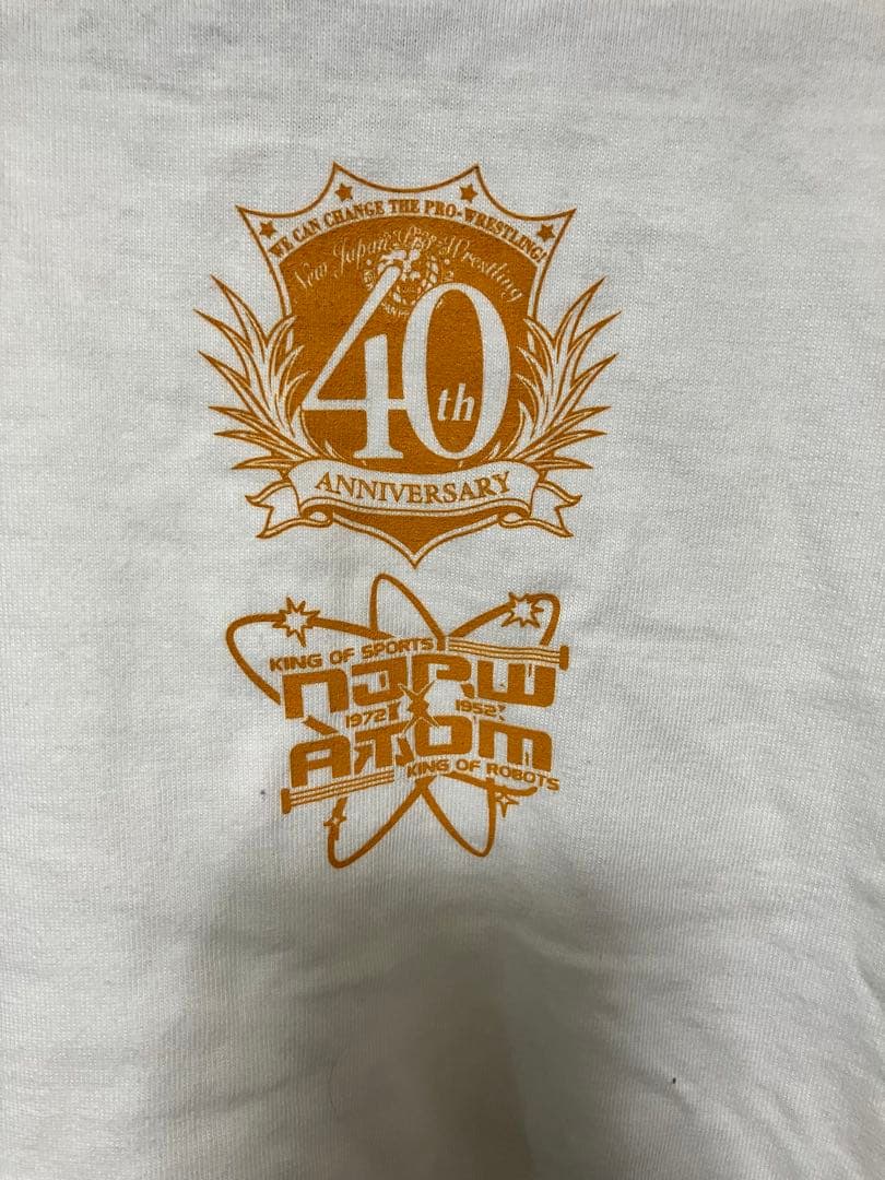 内藤哲也　鉄腕アトム　コラボ　新日　直筆サイン入りTシャツ　Mサイズ