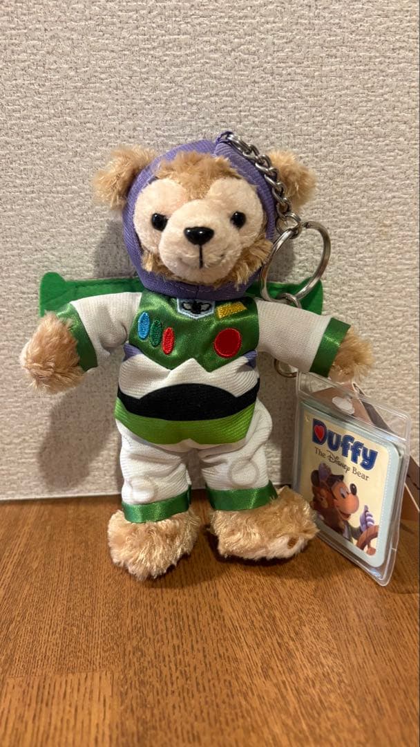 【香港ディズニー限定】ダッフィー バズライトイヤーコスチュームキーホルダー