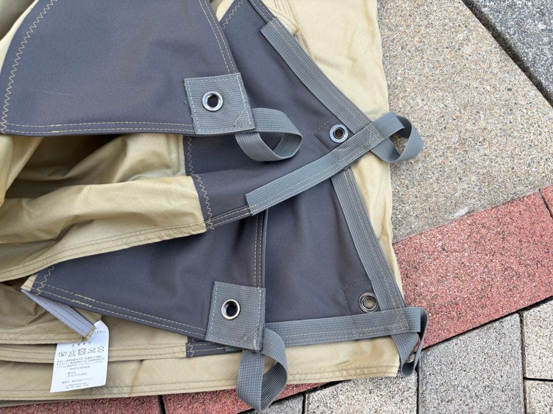 エバニュー　EVERNEW TCタープ TC3 タン　ベージュ　ポリコットン