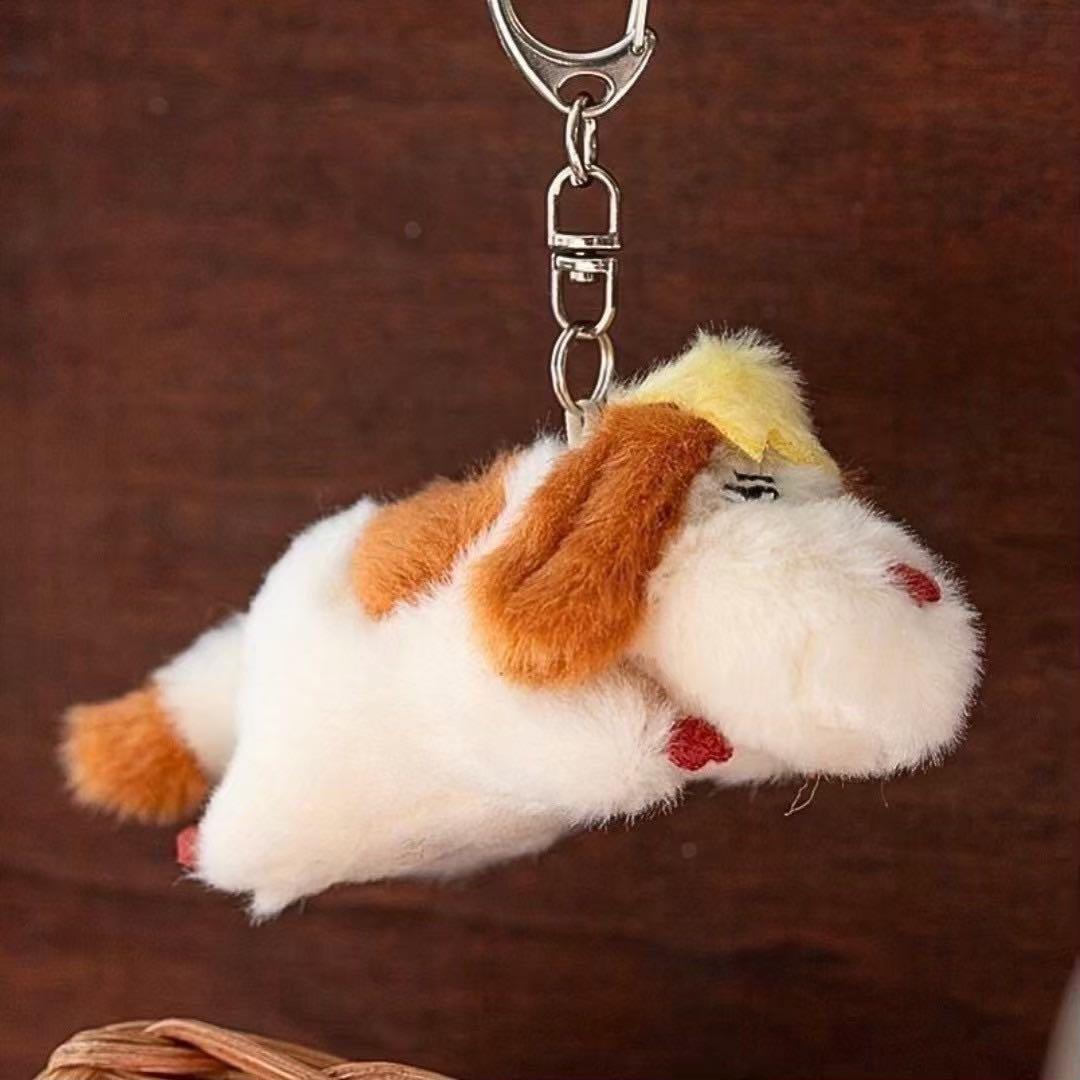 新品ハウルの動く城 ふんわりキーホルダーヒン5点 マスコット ぬいぐるみ