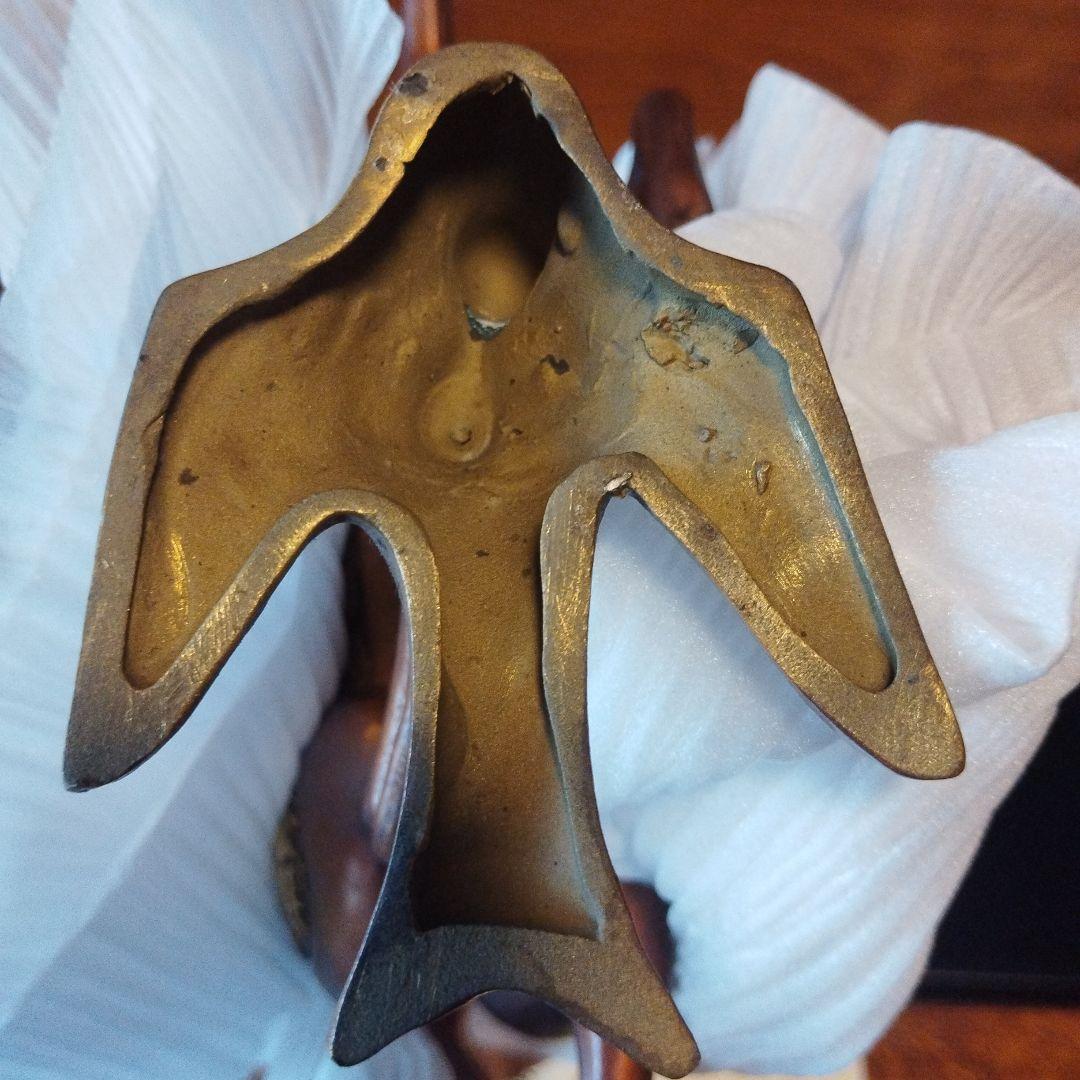 中国美術　工芸品　黄銅　置物　縁起物