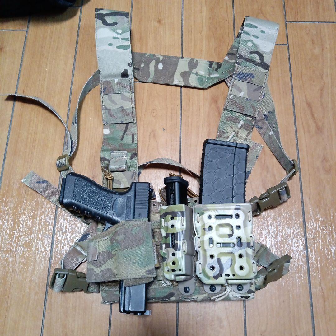 マイクロチェストリグ　マルチカム　付属品付き