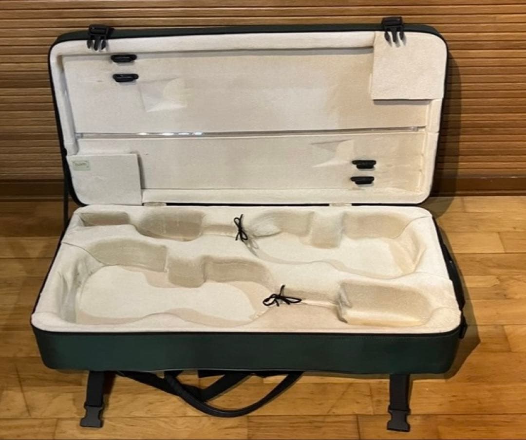 BAM ダブルケース　バイオリン　ビオラ　グリーン