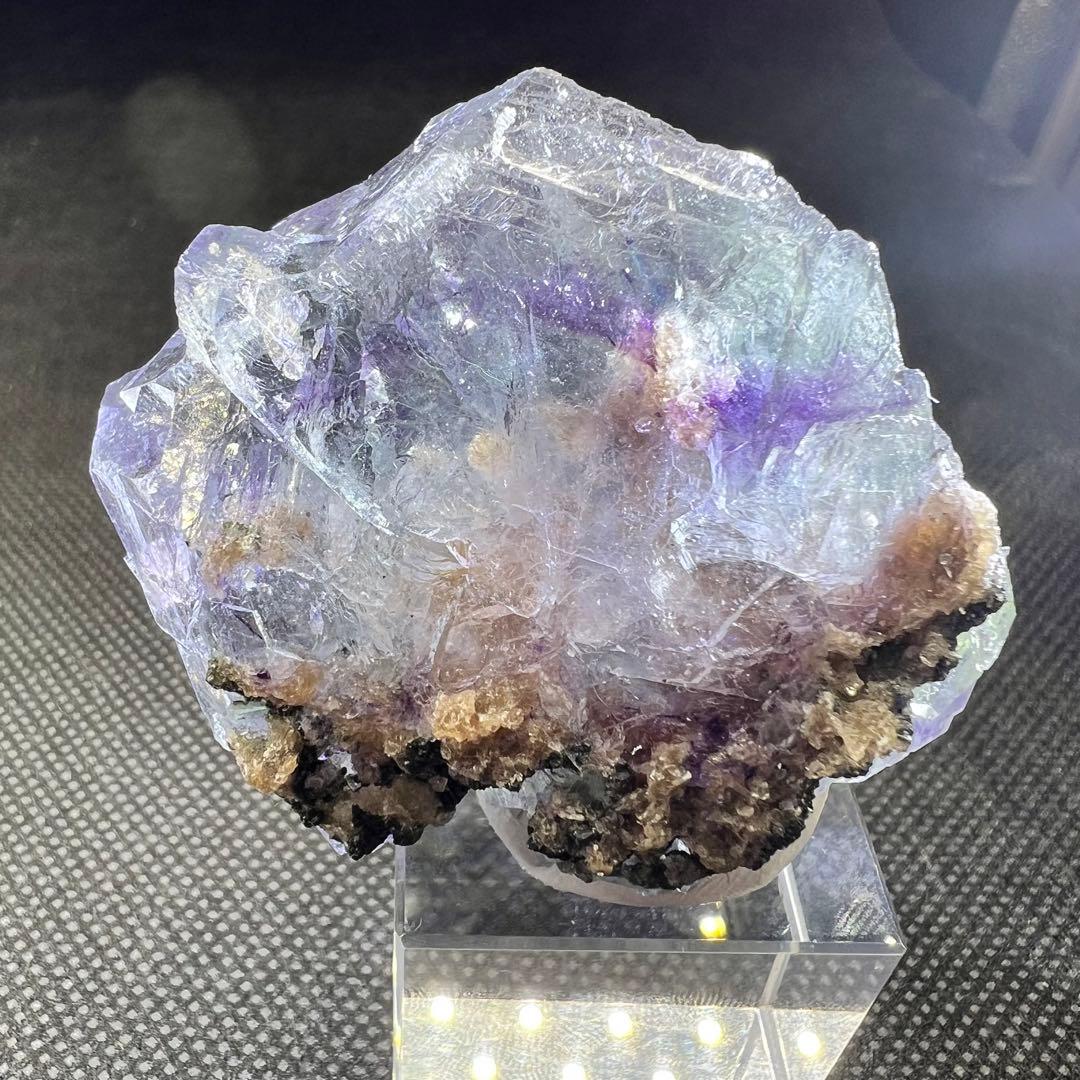 ヤオガンシャン産　スーパークリア　ブルーパープルファントム　フローライト