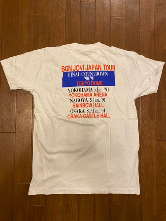 BON JOVI JAPAN TOUR FINAL '90-'91 Tシャツ L