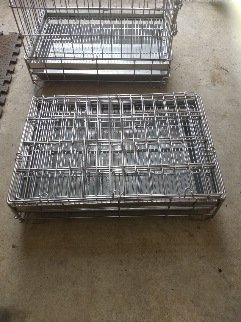 小動物用ステンレスケージ2個