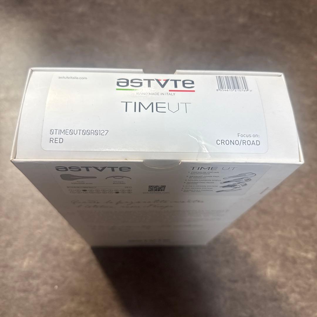 astvte サドル ブラック/レッド 箱付き