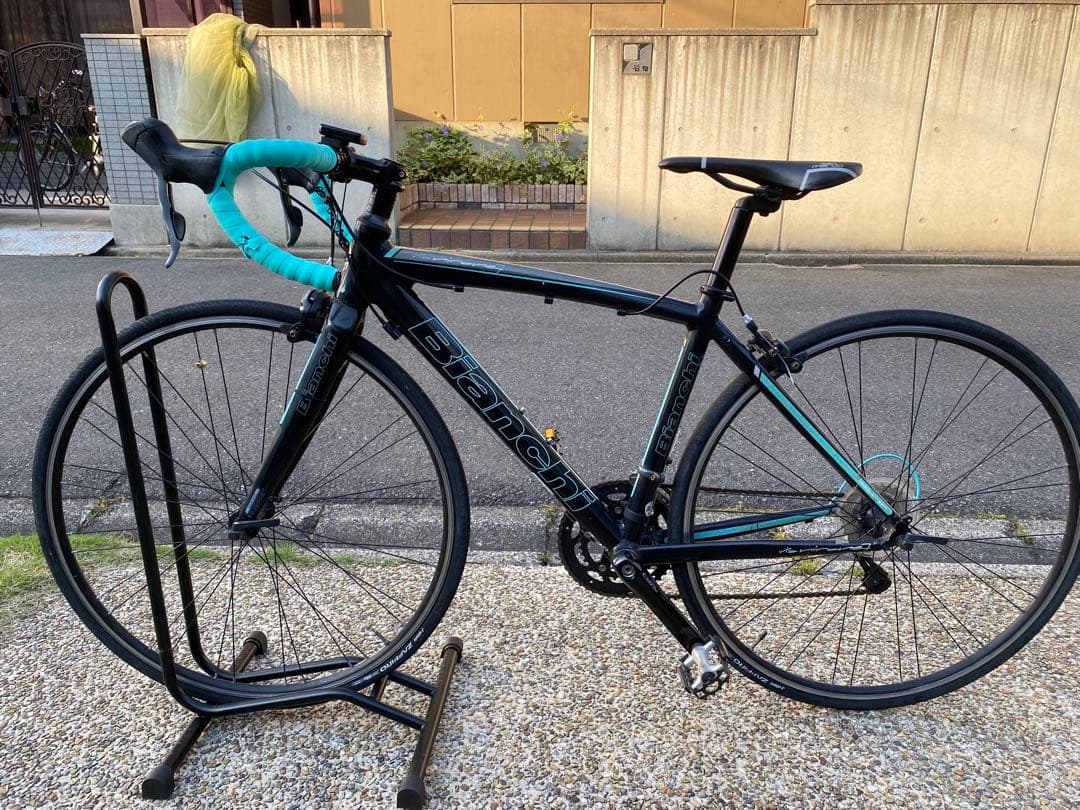 Bianchi ロードバイク ブラック/ターコイズ