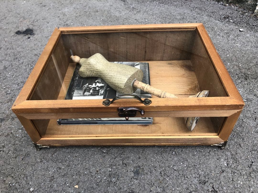 ショーケースとスタンドと猫の本