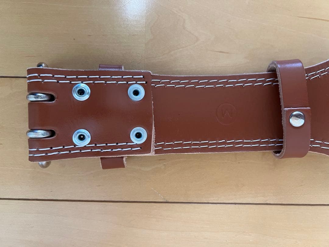 ゴールドジム(GOLD`S GYM) プロレザーベルト サイズM