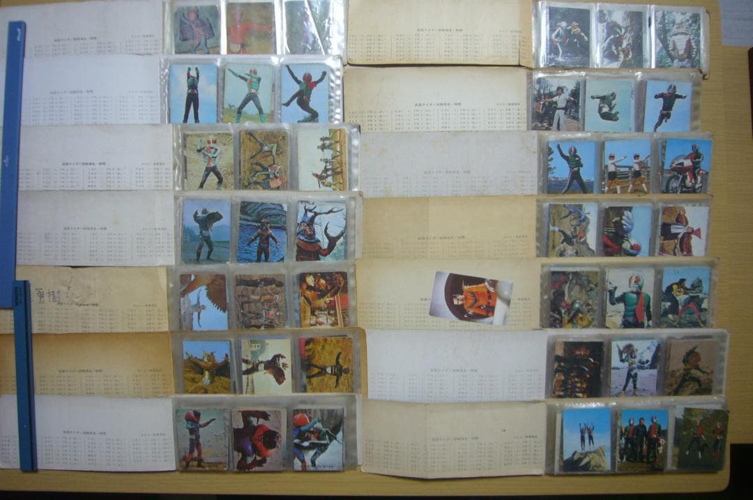 最終値下★旧カルビー仮面ライダーカード約６００枚、アルバム1４冊＋復刻版５４９枚