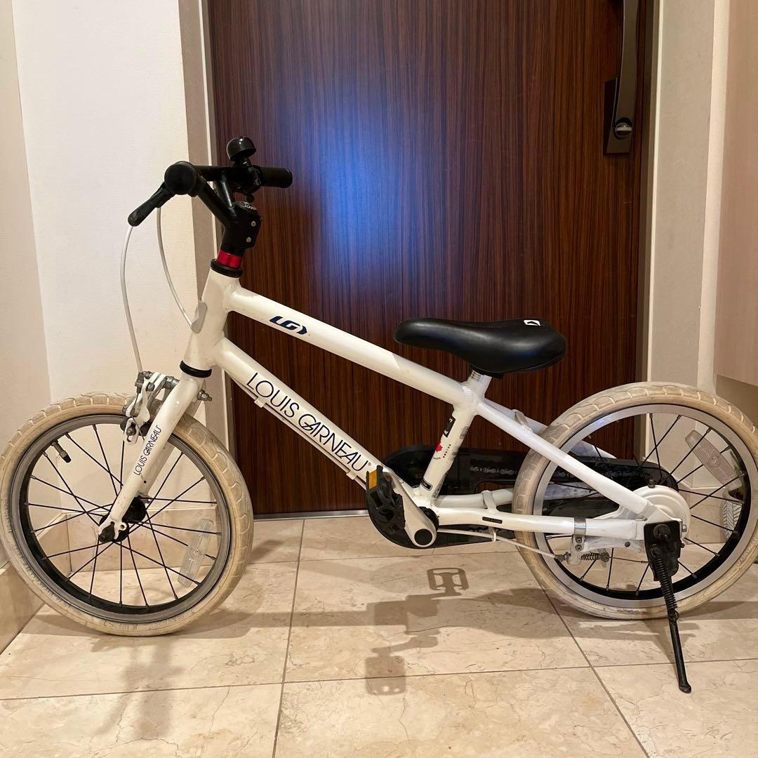 ルイガノキッズバイクホワイト16インチ ※湘南東部近辺でお取引き可能な方（土日）