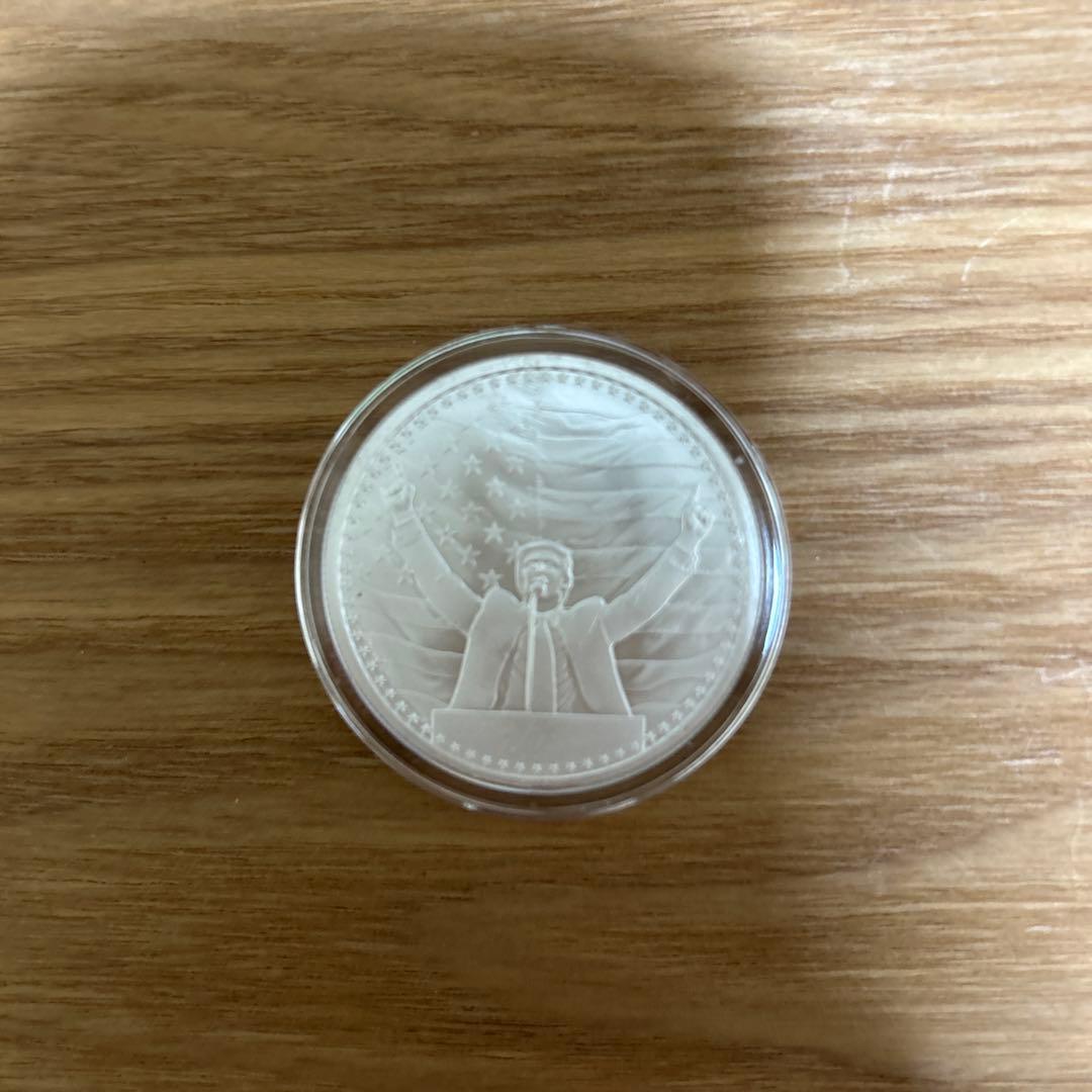 純銀　第47代アメリカ大統領選出記念メダル