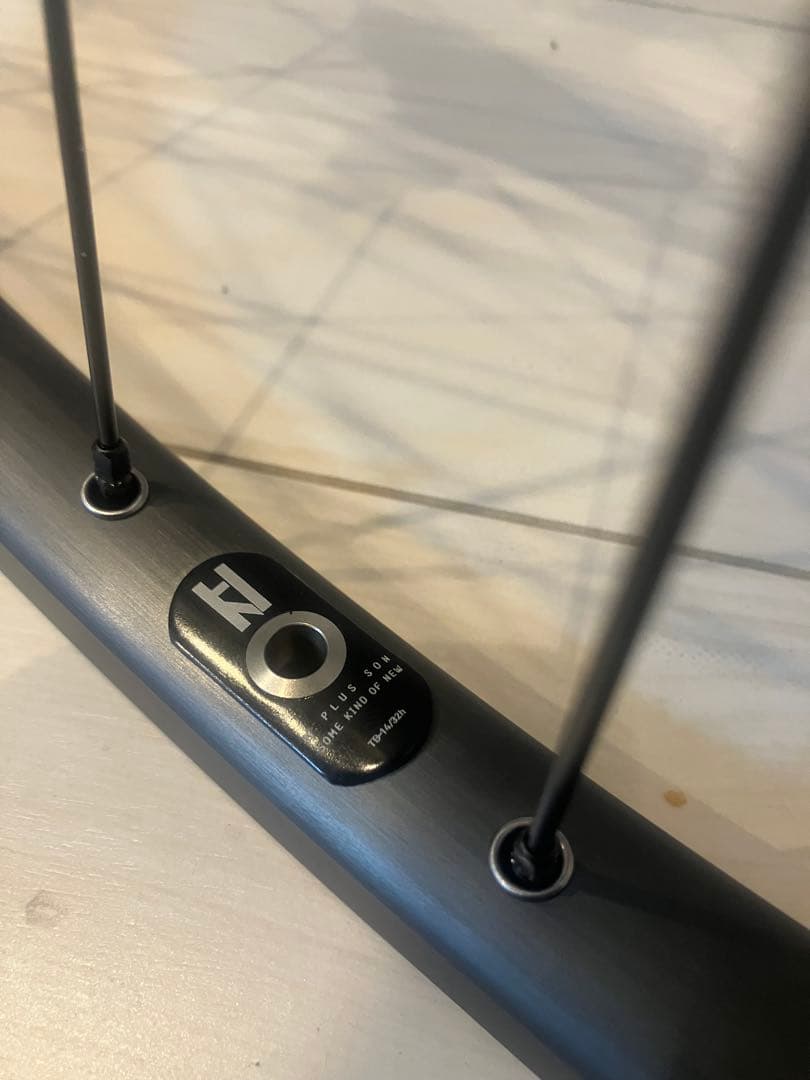 ピスト　 前後ホイールセット　デュラエース　H PLUS SON THE BOX