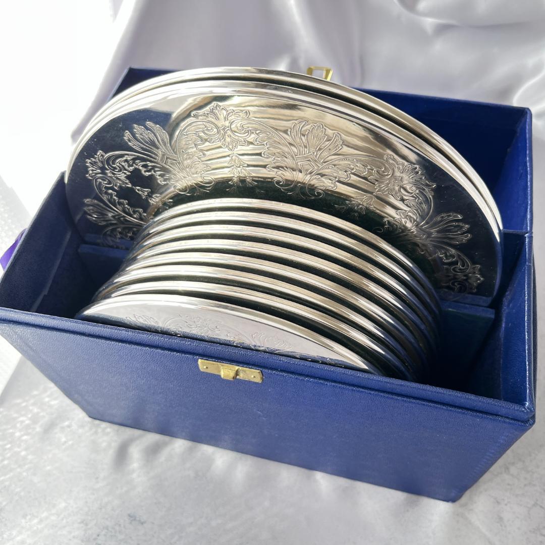 【英国】 プレースマット 8枚17cm / サービングマット 2枚23cm