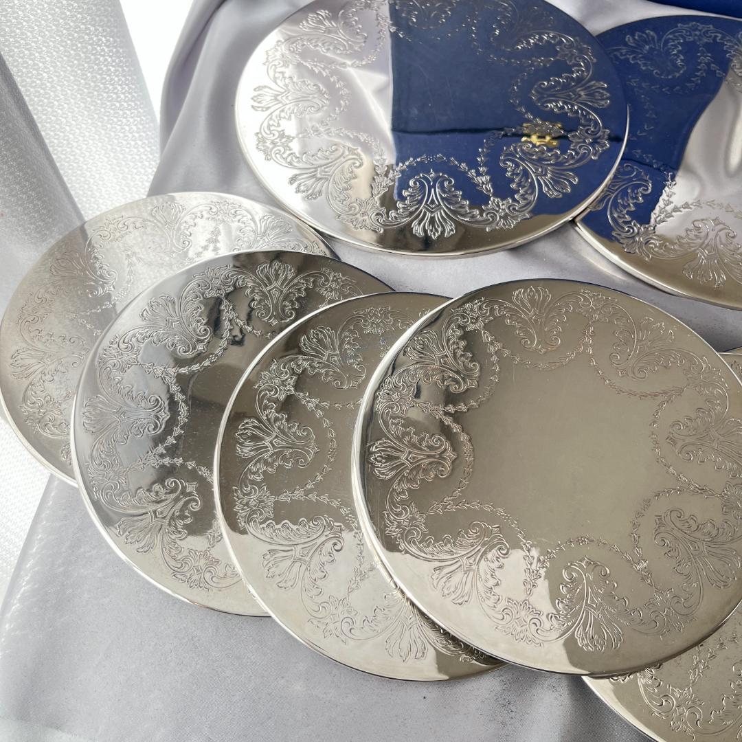 【英国】 プレースマット 8枚17cm / サービングマット 2枚23cm