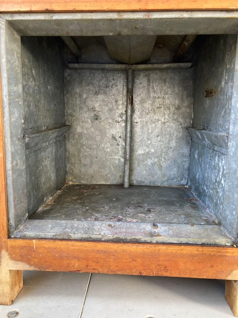 昭和レトロ　木製冷蔵庫　保冷庫