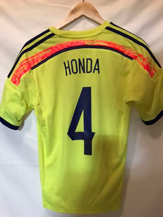 正規品 adidas 日本代表「4」本田圭佑 半袖 M ユニフォーム