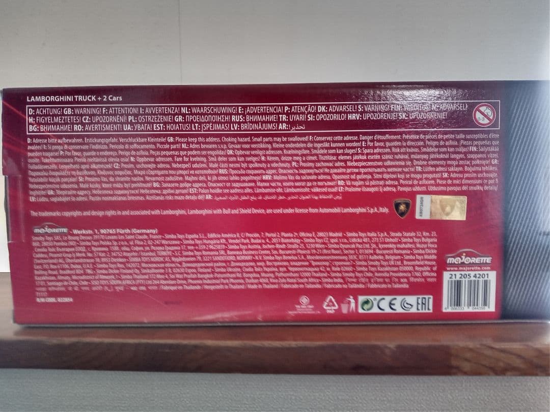 ランボルギーニ　メルセデス　トランスポーター　マジョレット　1/64トミカサイズ