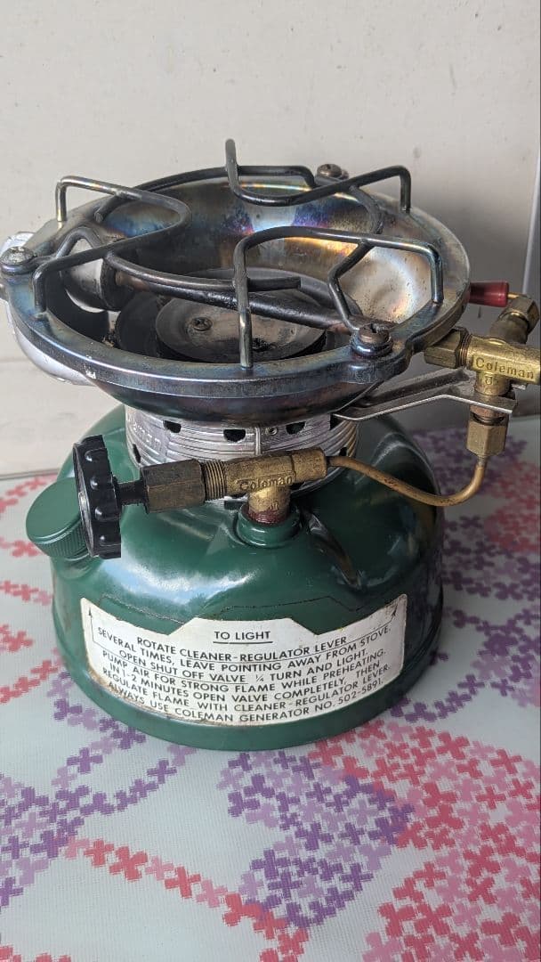 t*5様 414 コールマン502 バーナー　1979年製造　レア