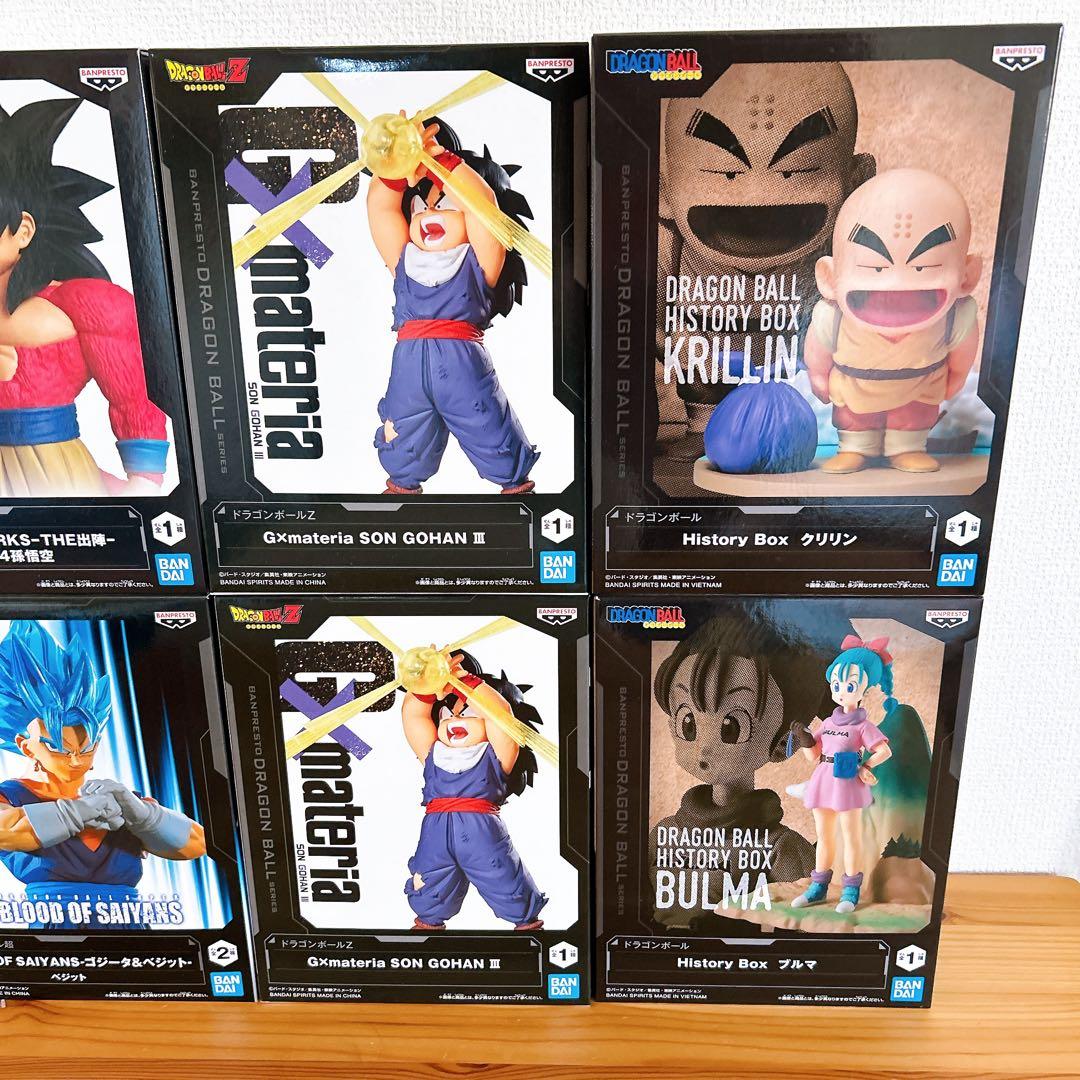 ドラゴンボール　孫悟空　孫悟飯　ベジット　ベジータ　ゴジータ　ブルマ　フィギュア