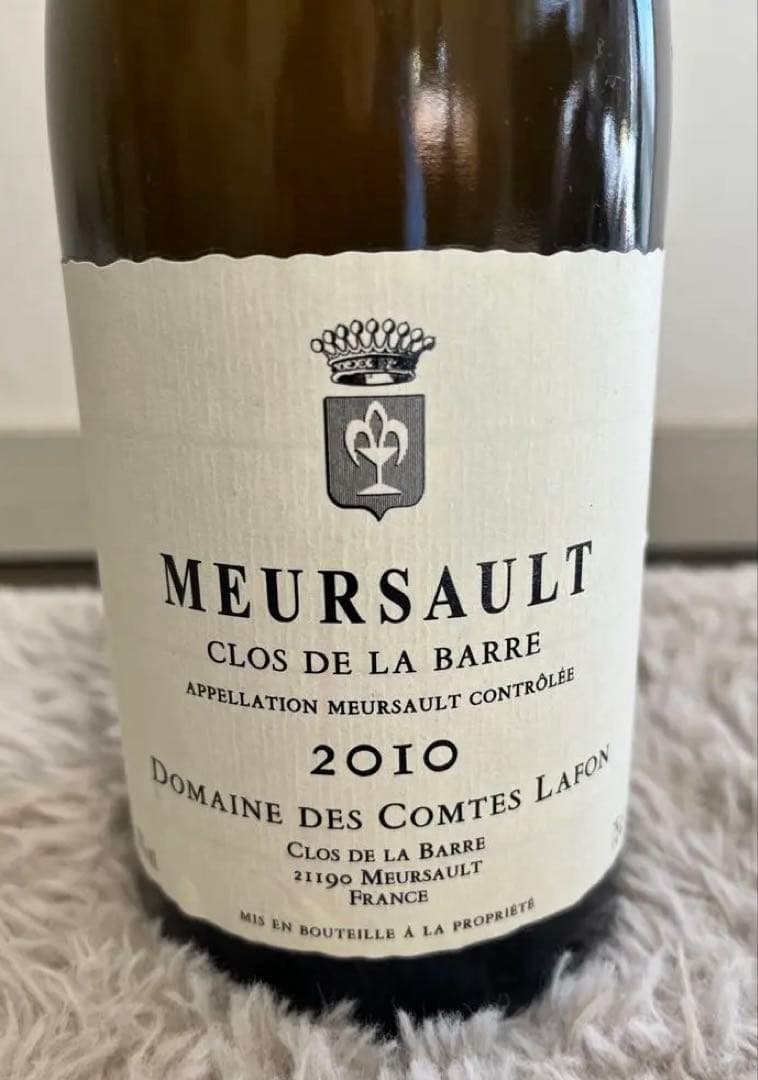 コント ラフォン　ムルソー　クロド・ラ・バール　2010