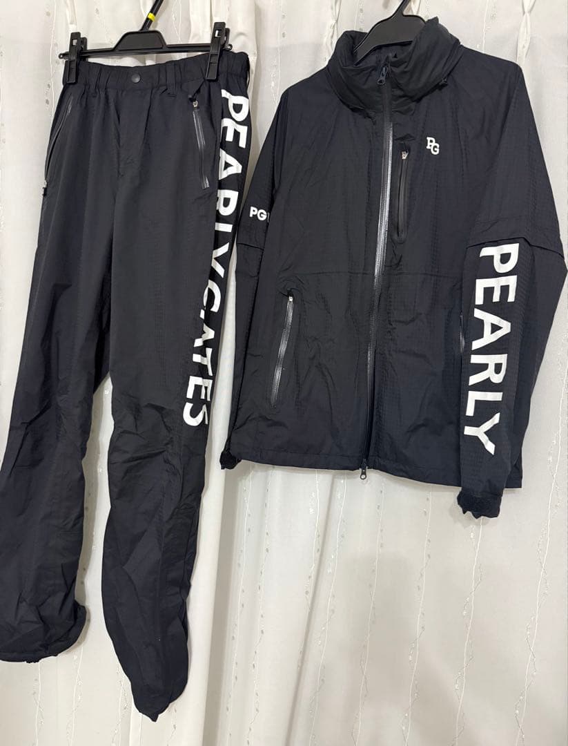 パーリーゲイツ◾️レインセットアップ◾️ブラック