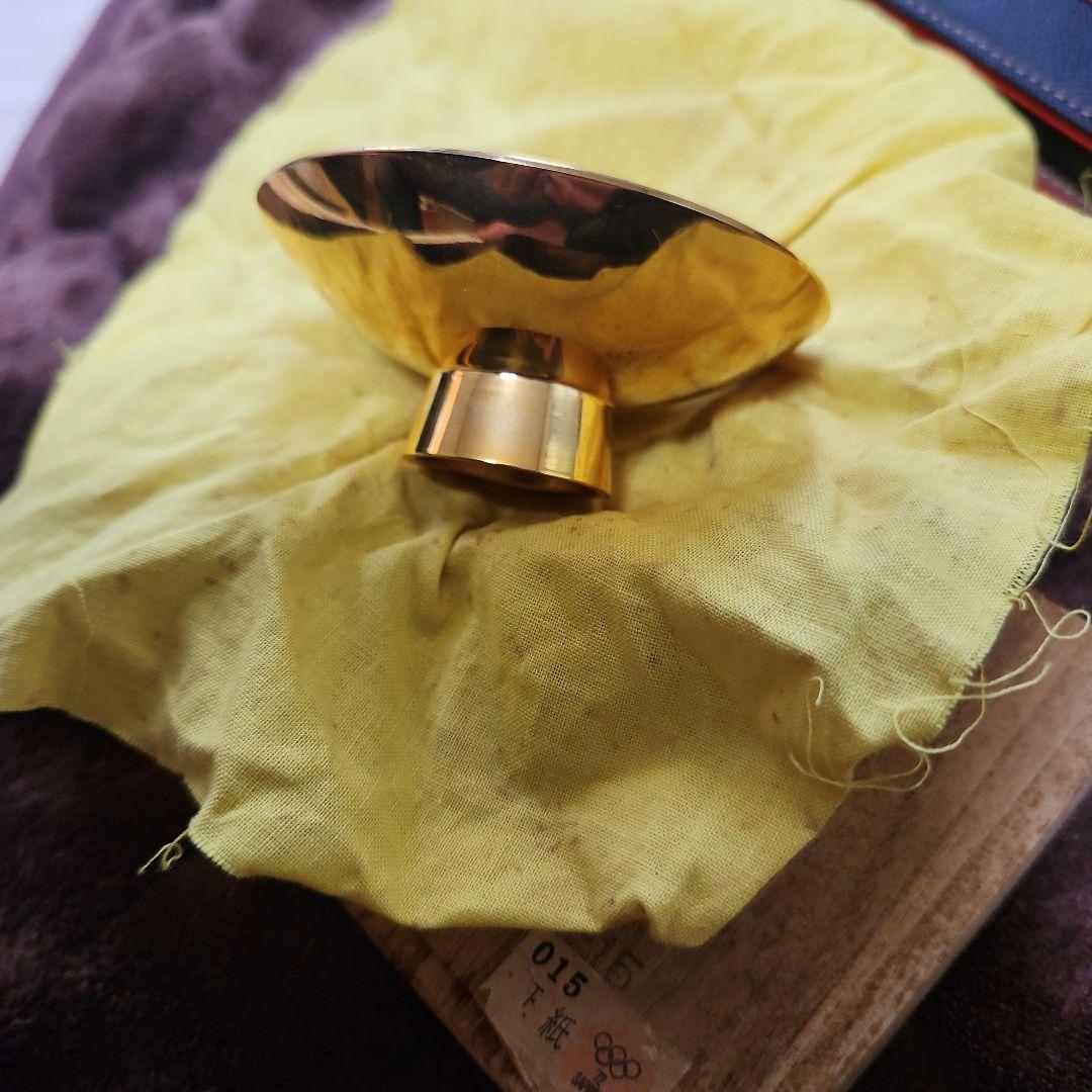 SAPPORO'72 24Kゴールド皿