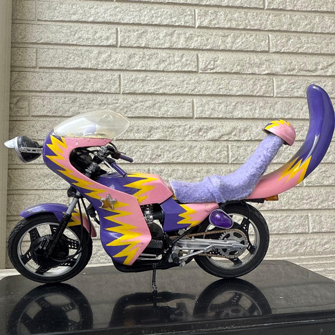 俺のマシン　CBX400F当時物　旧車會　暴走族　ロケット　3段シート　1/12