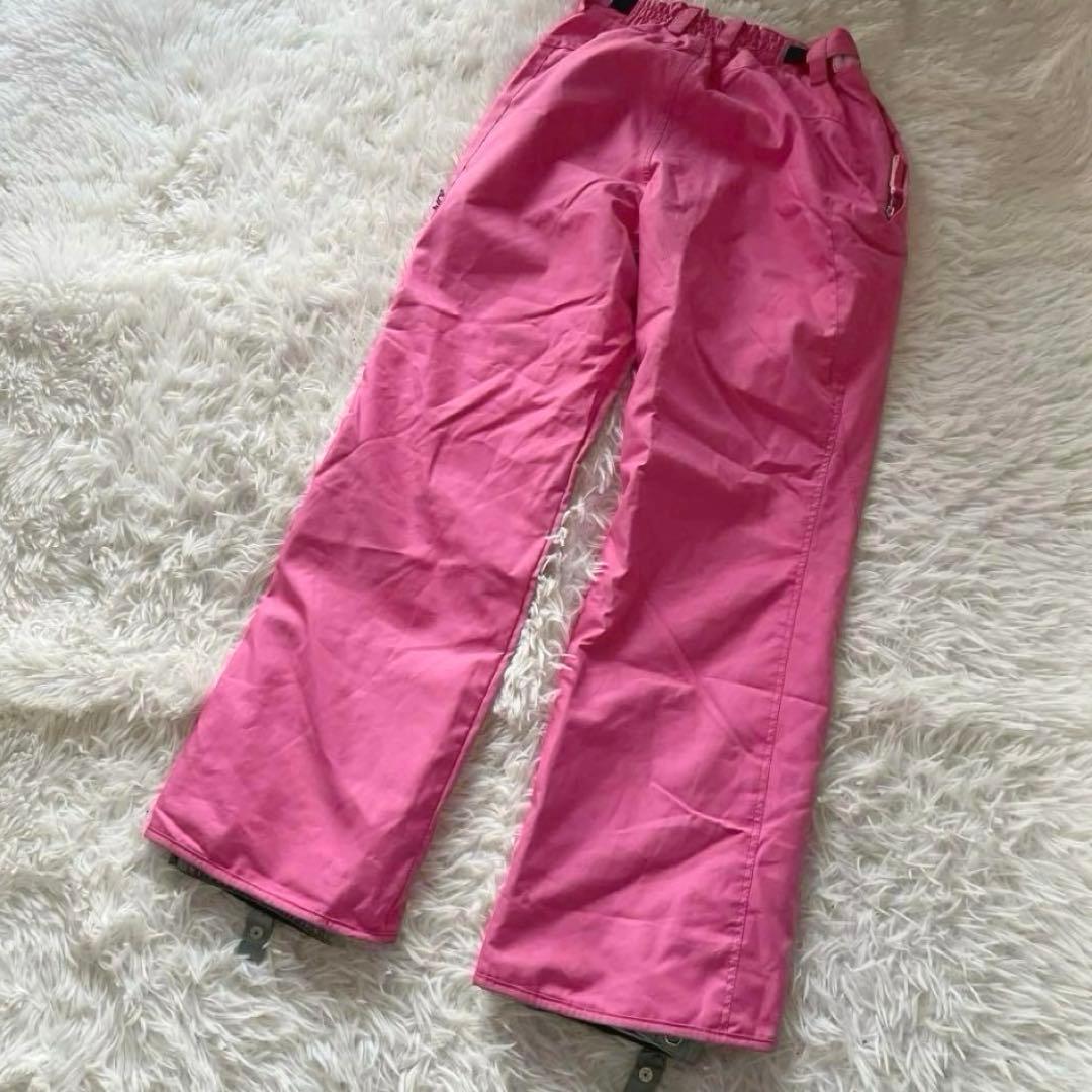 arg FILA 黒ピンク スキーウェア スノボーウェア上下セット Mレディース