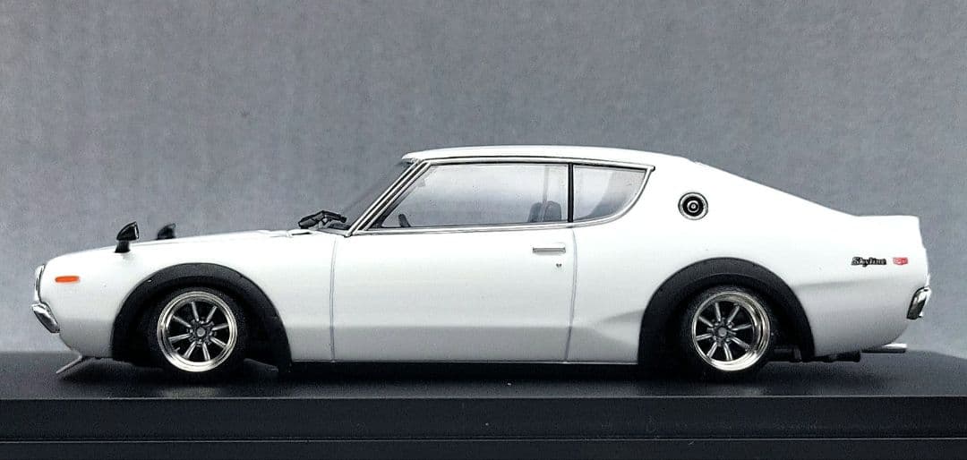 1/43　スカイライン改　ケンメリ2Dr　ワタナベ　ホイール　アルミ製　深リム