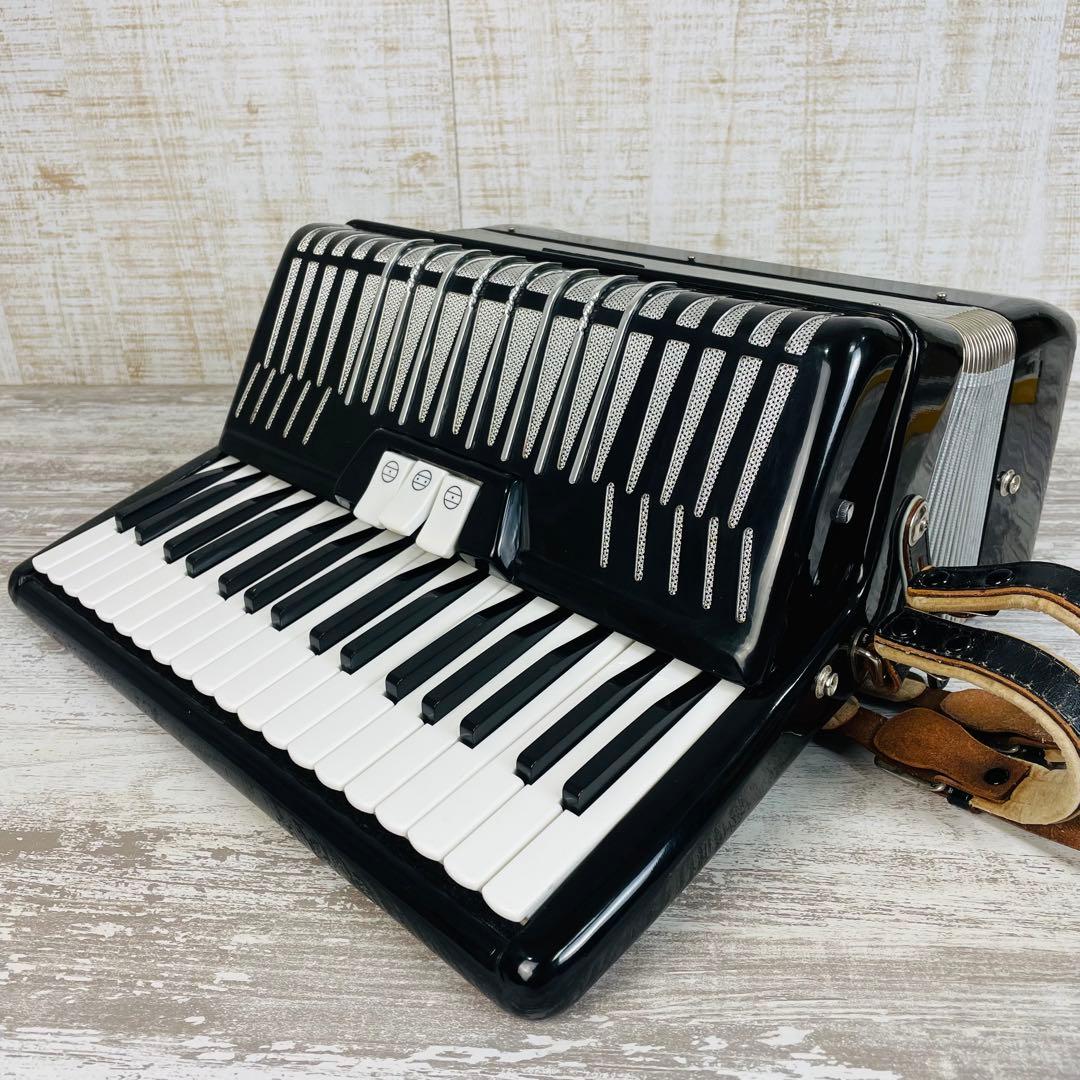 【希少品】YAMAHA YA-48アコーディオン　ヴィンテージ34鍵　初心者向け