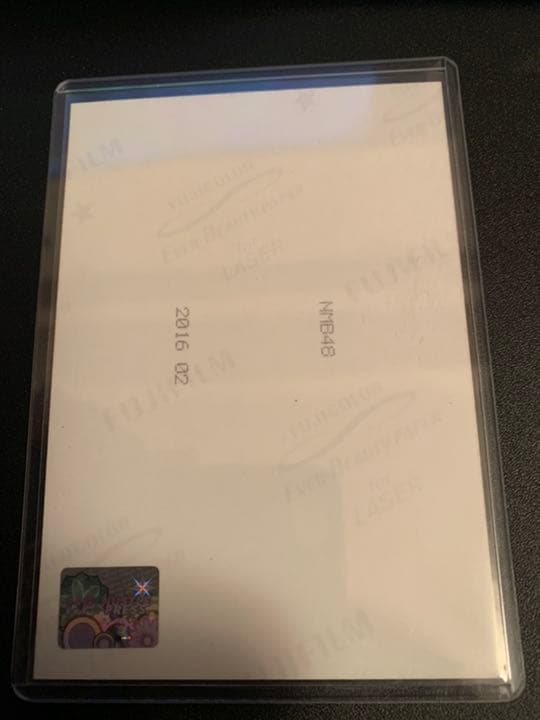 山本彩 直筆サイン 生写真