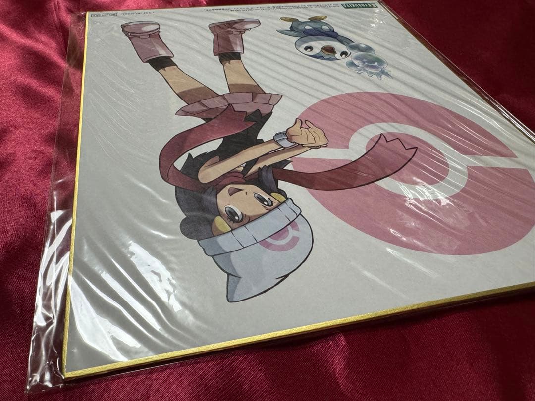 ポケモン　ARTFX J　ヒカリwithポッチャマ　購入特典色紙　コトブキヤ