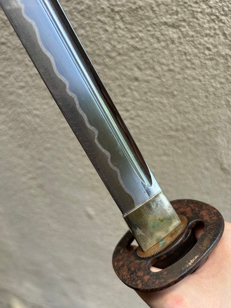 高級　居合刀　模造刀　日本刀　模擬刀　太刀　脇差　短刀　全長約103cm 現状品