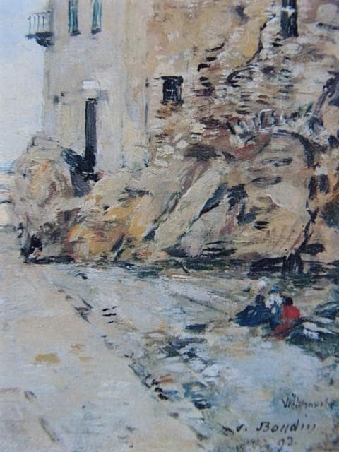 Eugene Boudin、【La Rade de Villefranche】