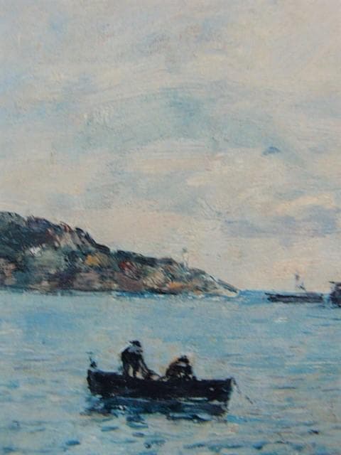 Eugene Boudin、【La Rade de Villefranche】