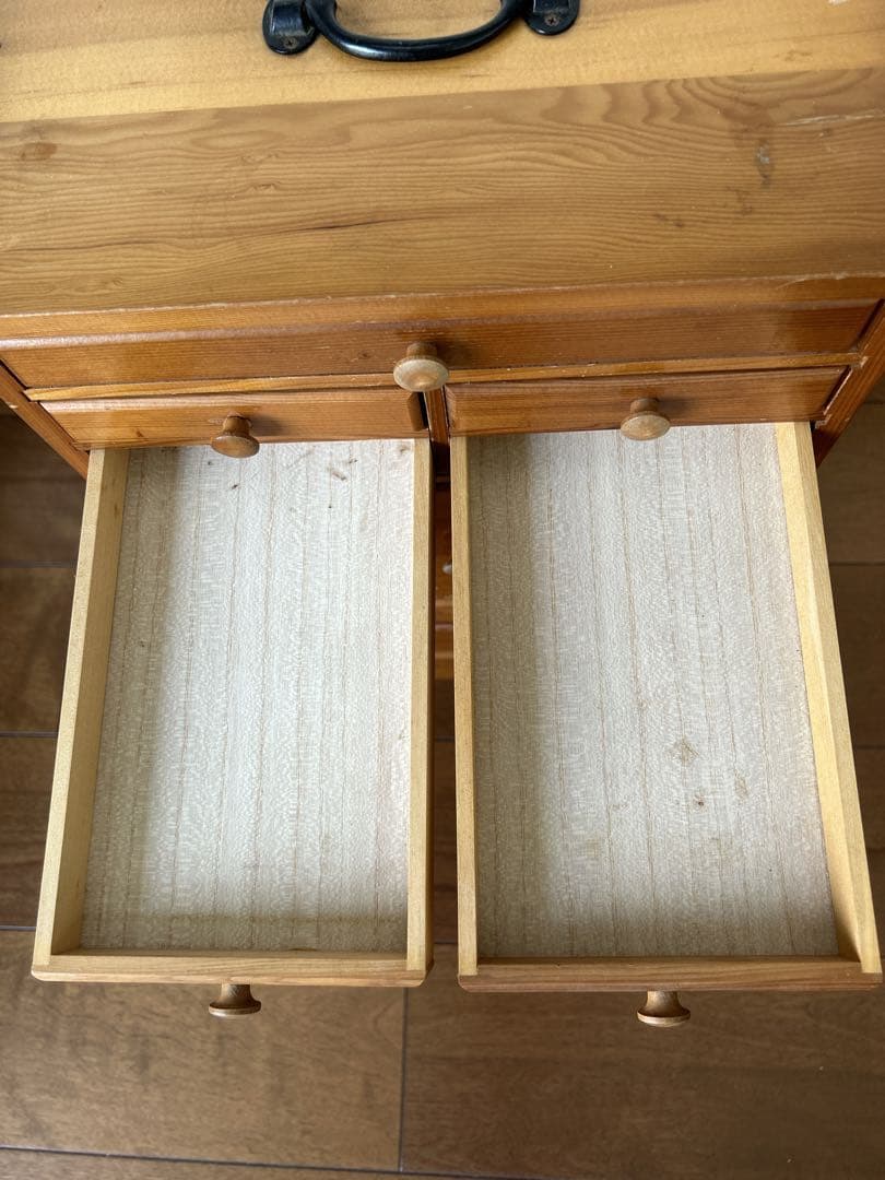 昭和レトロ 木製薬箱 ミニチェスト 箪笥 引き出し収納