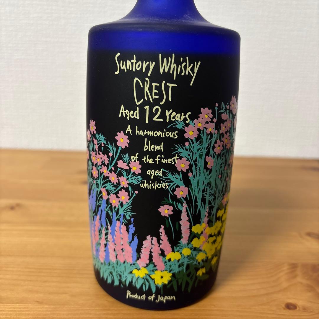 サントリーウイスキー　クレスト12年　秋の花ボトル　未開封