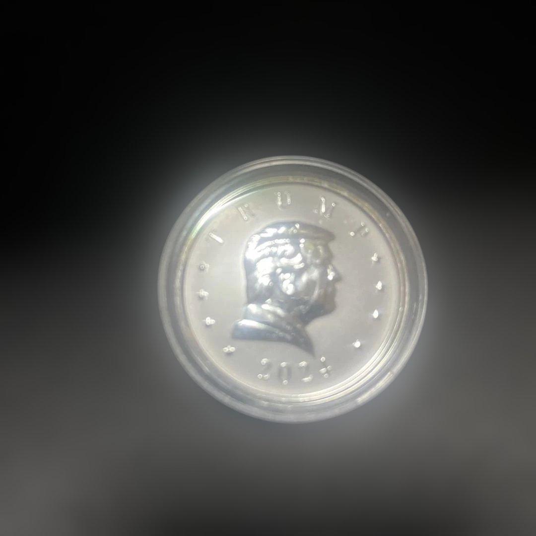 トランプ大統領　 1オンス純銀