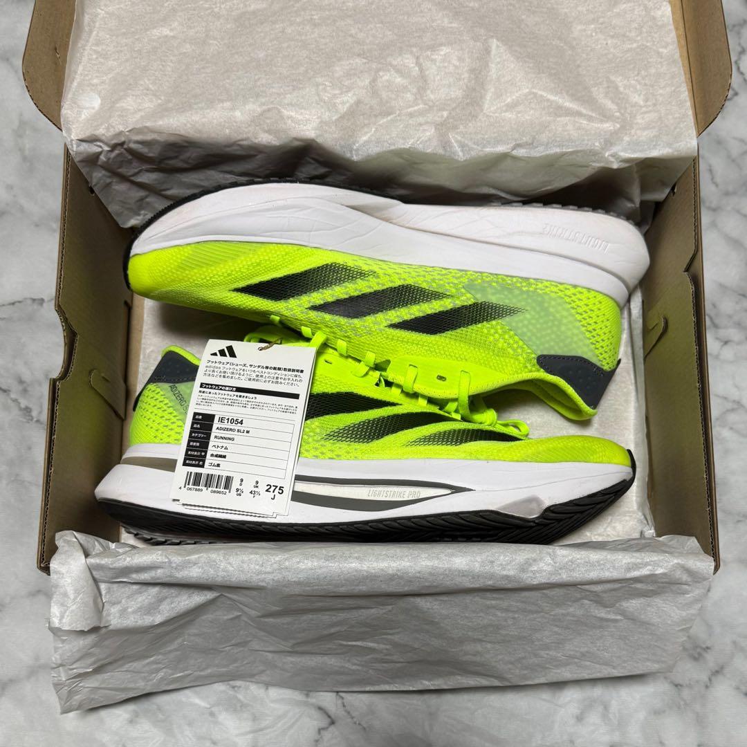 美品☆adidas ADIZERO アディゼロ SL 2 27.5cm