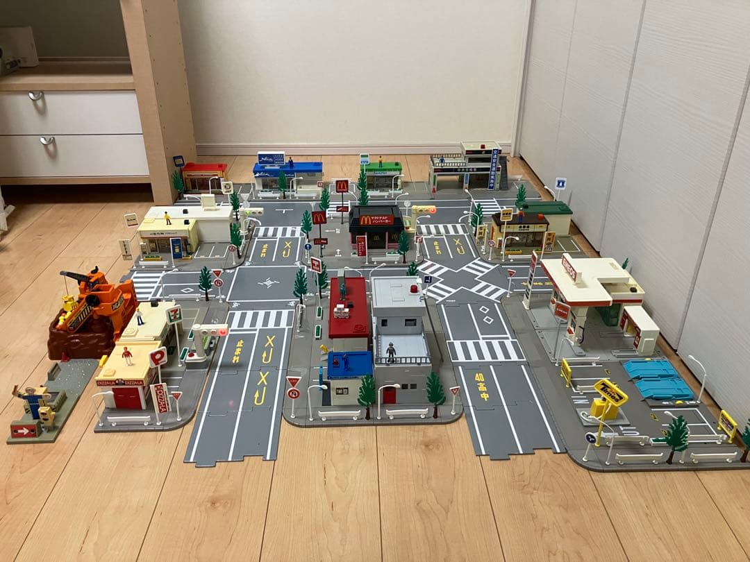 旧トミカタウン つながる道路 まとめ売り トミカタウン トミカ