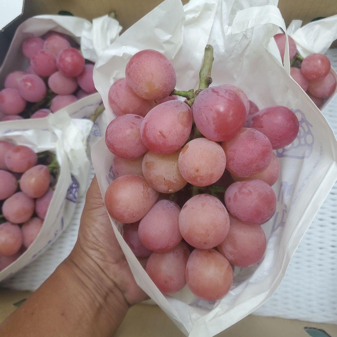 1⃣ 山梨県産 クイーンニーナ ７房入り 箱込み4.3キロ