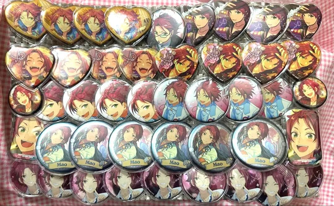 あんスタ　衣更真緒　缶バッジ　ハート缶バッジ　3周年　　とるパカ　中国　痛バ